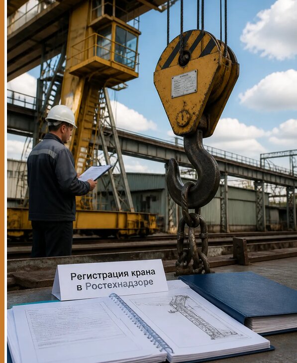 Регистрация крана в Ростехнадзоре в Тамбове от 15231 р. | Авеста ОТиПБ